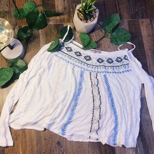 4 FOR $25⭐️ 
Charlotte russe top blue white